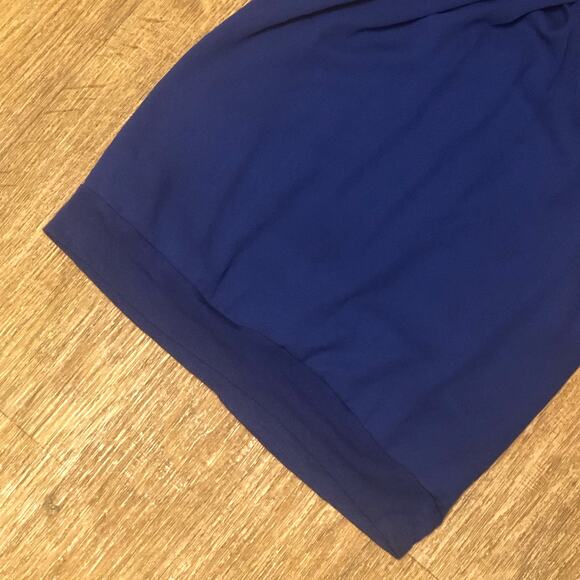 Express Blue Purple Pleated Spaghetti Strap Tie Tank Top Size XS - Picture 3 of 8